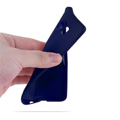 Deksel Samsung Galaxy S6 EDGE Silikon cover (blå)