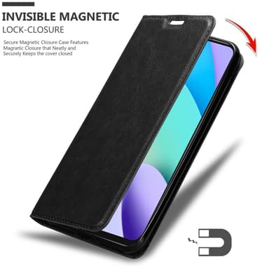 Xiaomi RedMi 10 lommebokdeksel case (svart)