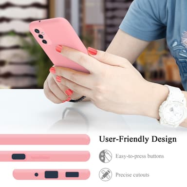 Samsung Galaxy M52 5G silikondeksel case (rosa)