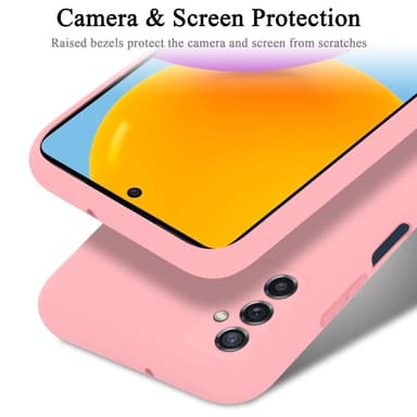 Samsung Galaxy M52 5G silikondeksel case (rosa)