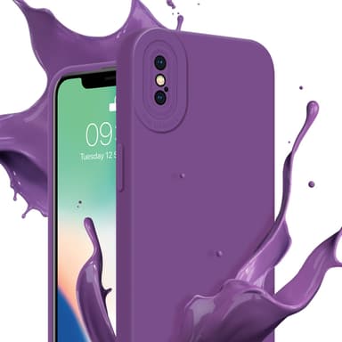 iPhone X / XS Deksel case (lilla)
