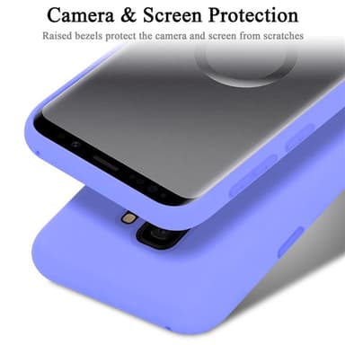 Samsung Galaxy S9 silikondeksel case (lilla)