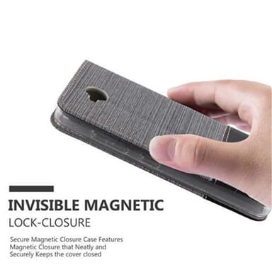 Nokia Lumia 650 lommebokdeksel etui (grå)