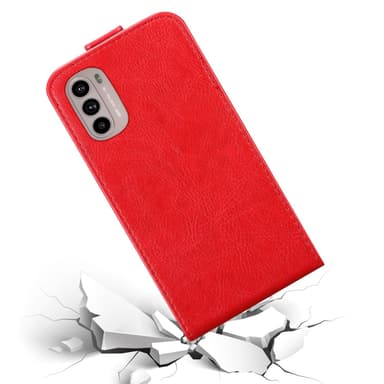 Motorola MOTO G31 / G41 deksel flip cover (rød)