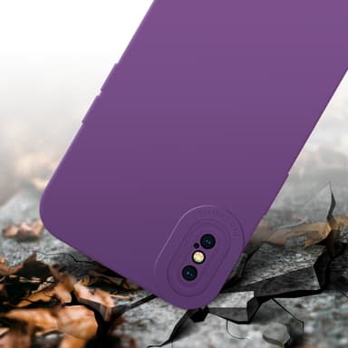 iPhone X / XS Deksel case (lilla)