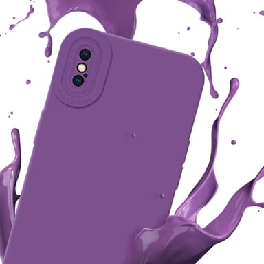 iPhone X / XS Deksel case (lilla)