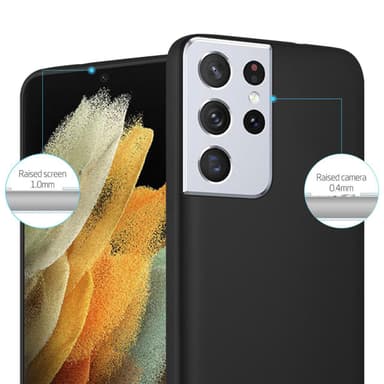 Deksel Samsung Galaxy S21 ULTRA Case Cover (svart)