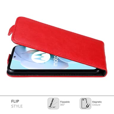 Motorola MOTO G31 / G41 deksel flip cover (rød)