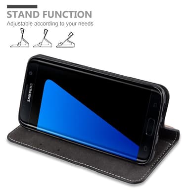 Samsung Galaxy S7 EDGE Deksel Case Cover (svart)