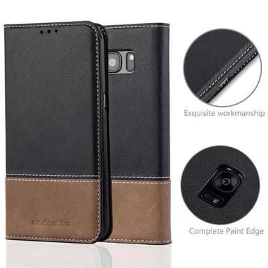 Samsung Galaxy S7 EDGE Deksel Case Cover (svart)