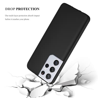 Deksel Samsung Galaxy S21 ULTRA Case Cover (svart)