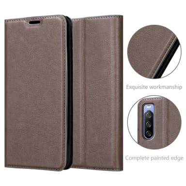 Sony Xperia 10 III lommebokdeksel case (brun)