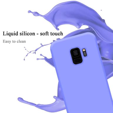 Samsung Galaxy S9 silikondeksel case (lilla)