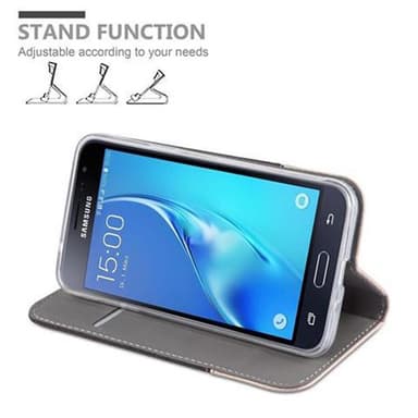 Samsung Galaxy J3 2016 lommebokdeksel etui (grå)