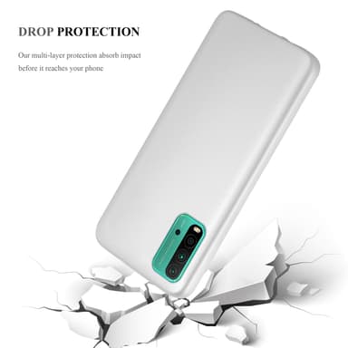 Deksel Xiaomi RedMi 9T / POCO M3 Case Cover (sølv)