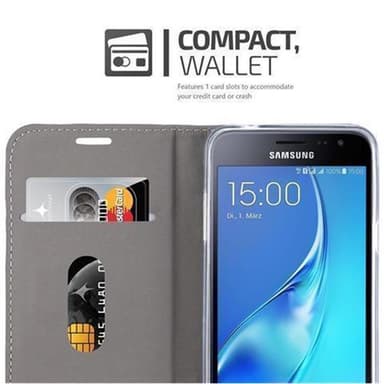 Samsung Galaxy J3 2016 lommebokdeksel etui (grå)