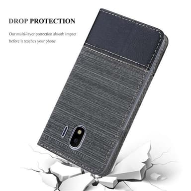 Samsung Galaxy J4 2018 lommebokdeksel etui (grå)
