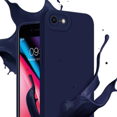 iPhone 7 / 7S / 8 / SE 2020 Deksel case (blå)