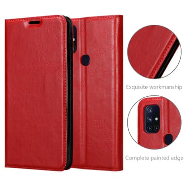 OnePlus Nord N10 5G lommebokdeksel case (rød)