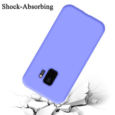 Samsung Galaxy S9 silikondeksel case (lilla)