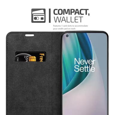 OnePlus Nord N10 5G lommebokdeksel case (rød)