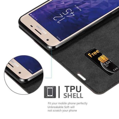 Samsung Galaxy J3 2018 lommebokdeksel case (brun)