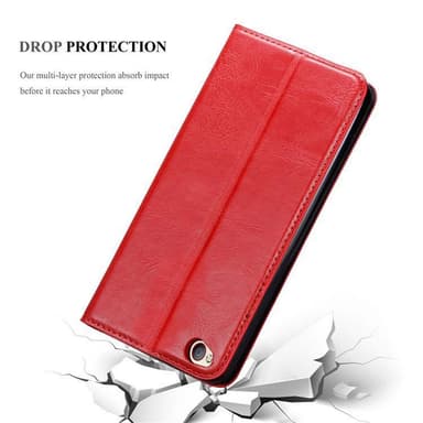 ZTE Nubia N2 lommebokdeksel case (rød)