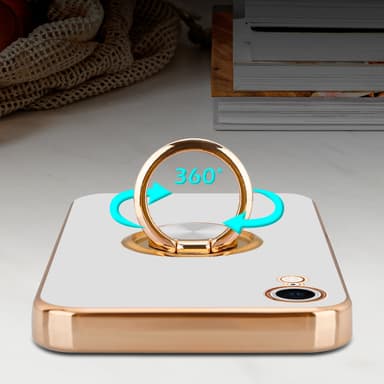 iPhone XR silikondeksel case (hvit)