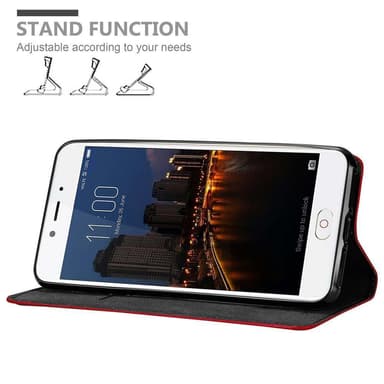 ZTE Nubia N2 lommebokdeksel case (rød)