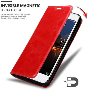 ZTE Nubia N2 lommebokdeksel case (rød)