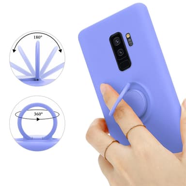 Deksel Samsung Galaxy S9 PLUS Ring Case (lilla)