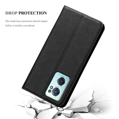 OnePlus Nord CE 2 5G lommebokdeksel case (svart)