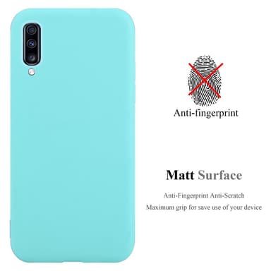 Deksel Samsung Galaxy A70 / A70s Silikon cover (blå)