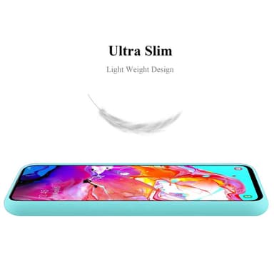 Deksel Samsung Galaxy A70 / A70s Silikon cover (blå)