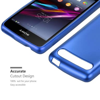 Deksel Sony Xperia E1 Case Cover (blå)