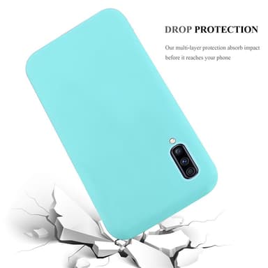 Deksel Samsung Galaxy A70 / A70s Silikon cover (blå)