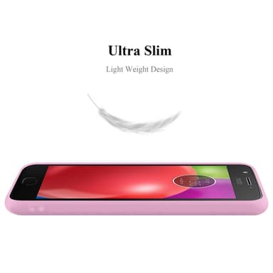 Deksel Motorola MOTO E4 Silikon cover (rosa)