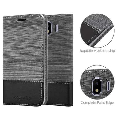 Samsung Galaxy J4 2018 lommebokdeksel etui (grå)