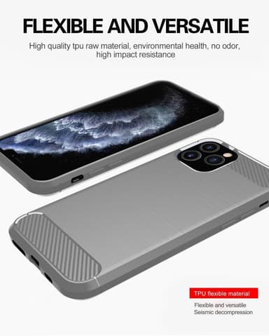 Deksel iPhone 11 PRO ultra slim (grå)