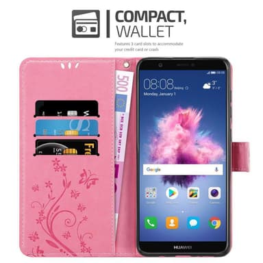 Huawei P SMART 2018 / Enjoy 7S lommebokdeksel Blomster