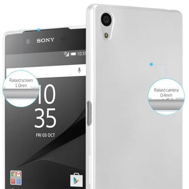 Deksel Sony Xperia Z5 PREMIUM Case Cover (sølv)
