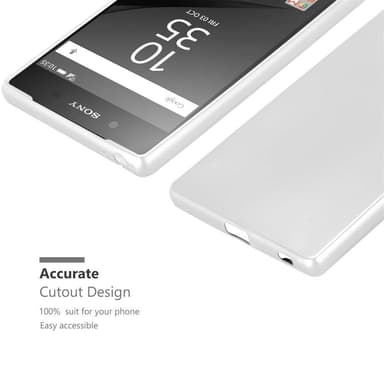Deksel Sony Xperia Z5 PREMIUM Case Cover (sølv)