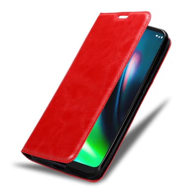 Motorola MOTO G9 PLAY lommebokdeksel case (rød)