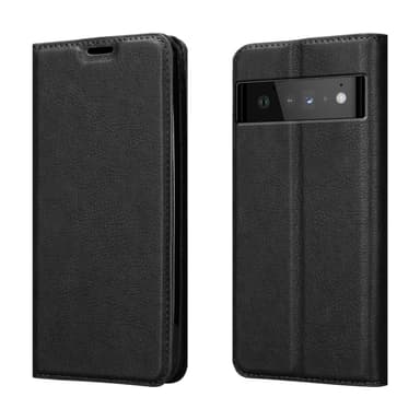 Google PIXEL 6 PRO lommebokdeksel case (svart)
