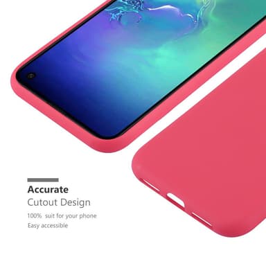 Deksel Samsung Galaxy S10e Silikon cover (rød)