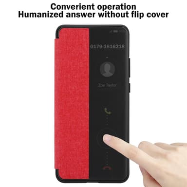 Huawei P40 PRO / P40 PRO+ lommebokdeksel etui (rød)