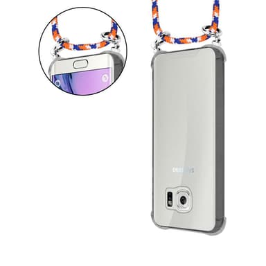 Samsung Galaxy S6 Deksel med Halskjede (blå)