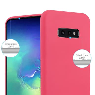 Deksel Samsung Galaxy S10e Silikon cover (rød)