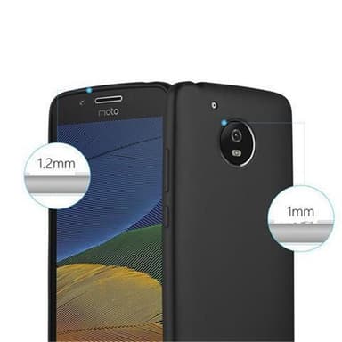 Deksel Motorola MOTO G5 Case Cover (svart)