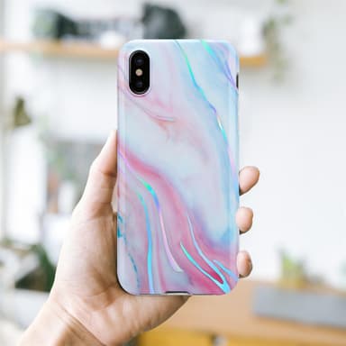 iPhone XS MAX lommebokdeksel etui (hvit)